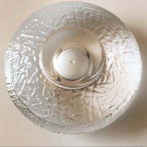 Orrefors round votive holder